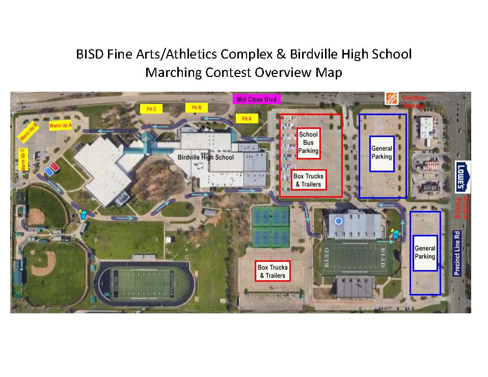 Marching Festival Map